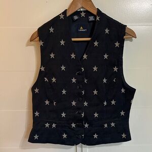 Lizsport Dark Blue Vest with Star Detail